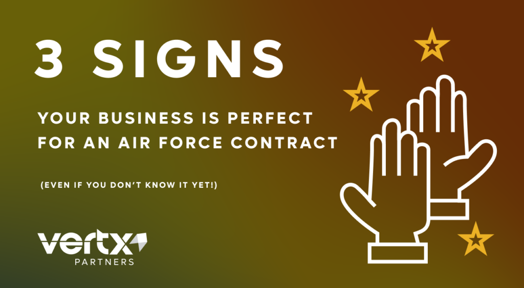 Image reading, "3 Signs Your Business is Perfect for an Air Contract (even if you don't know it yet!)"