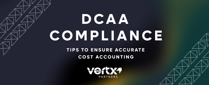 An image reading, "DCAA Compliance: Tips to Ensure Accurate Cost Accounting."