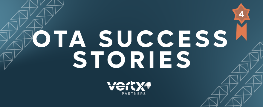 Image reading, "OTA Success Stories."