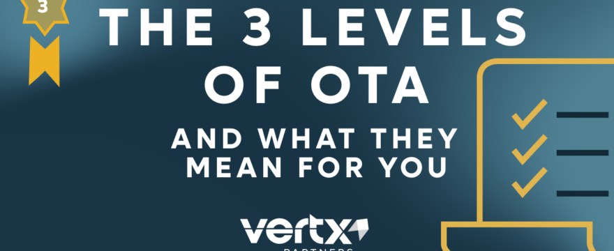 Image reading, "The 3 Levels of OTA and what they mean for you."
