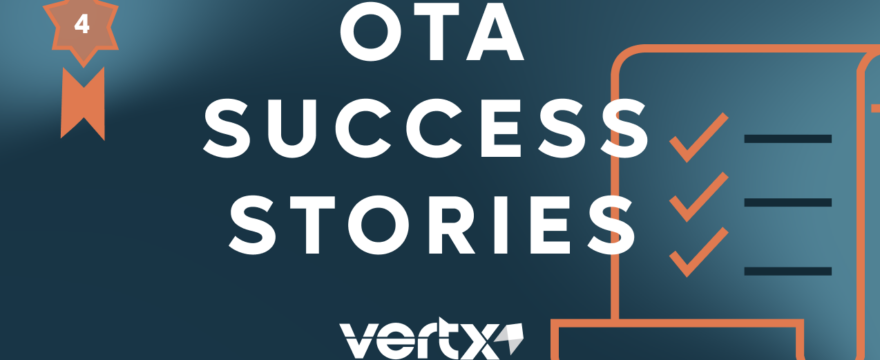 Image reading, "OTA Success Stories."