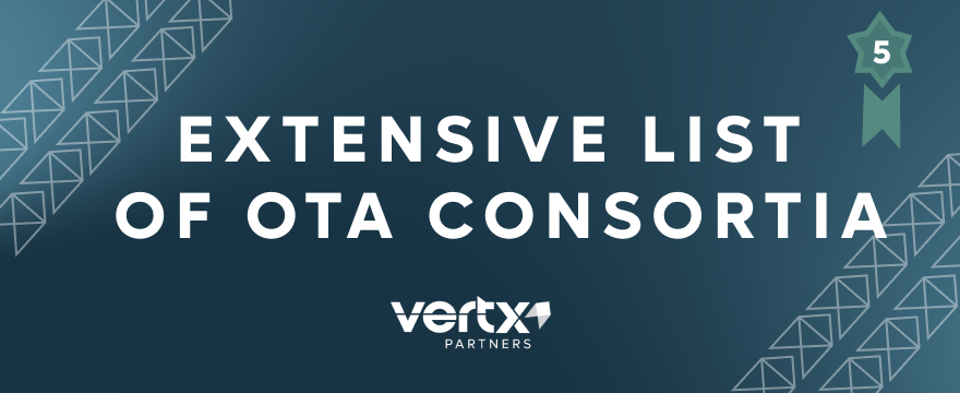 Image reading, "Extensive List of OTA Consortia."