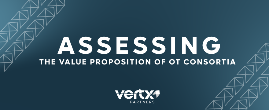 Image reading, "Assessing the Value Proposition of OT Consortia"