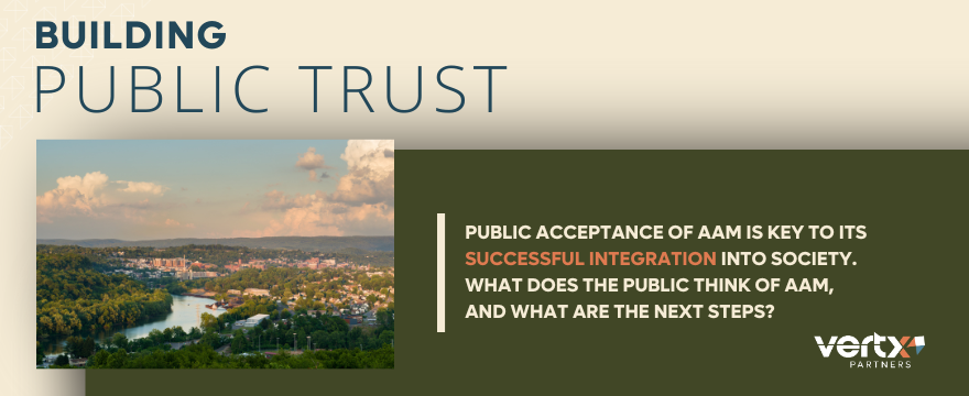 Image reading, "Building Public 
Trust."