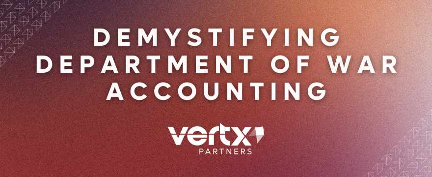 Image reading, "Demystifying Department of War Accounting."