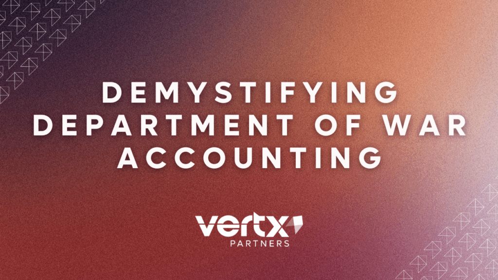 Image reading, "Demystifying Department of War Accounting."