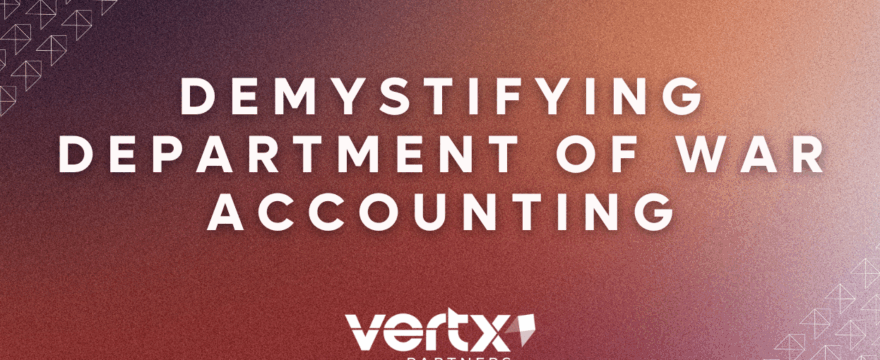 Image reading, "Demystifying Department of War Accounting."